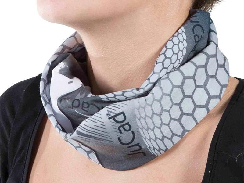 JuCad sciarpa multifunzionale, grigia