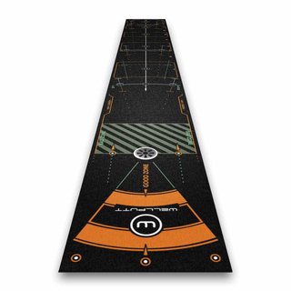 Wellputt Putting Mat - CLASSIC 13FT (4m), speed 10-11,5ft, nero