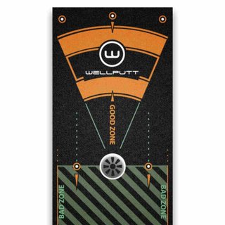 Wellputt Putting Mat - CLASSIC 13FT (4m), speed 10-11,5ft, nero