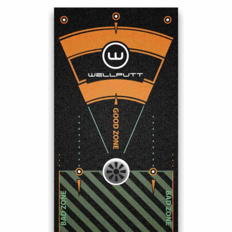 Wellputt Putting Mat - CLASSIC 13FT (4m), speed 10-11,5ft, nero