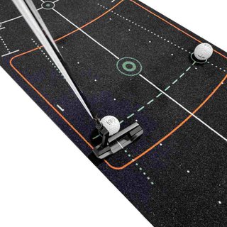 Wellputt Putting Mat - CLASSIC 13FT (4m), speed 10-11,5ft, nero