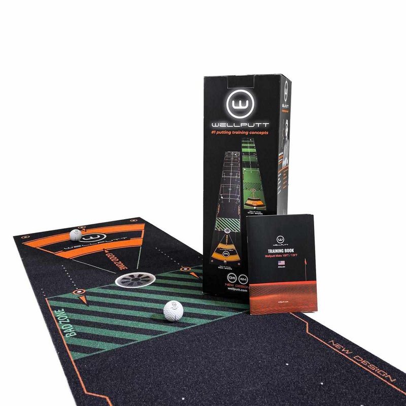 Wellputt Putting Mat - CLASSIC 13FT (4m), speed 10-11,5ft, nero