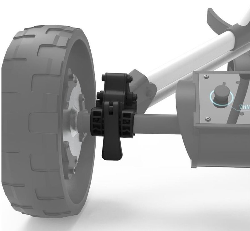 Alphard Club Booster eWheel Bracket Set - Clicgear 8.0 accessorio per carrello, nero
