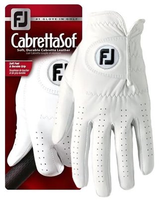 Footjoy FootJoy CabrettaSof guanto da golf uomo, bianco