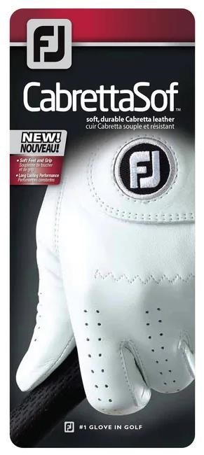 Footjoy FootJoy CabrettaSof guanto da golf uomo, bianco