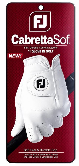 Footjoy FootJoy CabrettaSof guanto da golf uomo, bianco