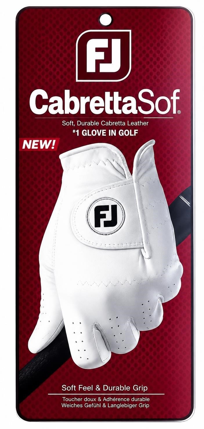 Footjoy FootJoy CabrettaSof guanto da golf uomo, bianco