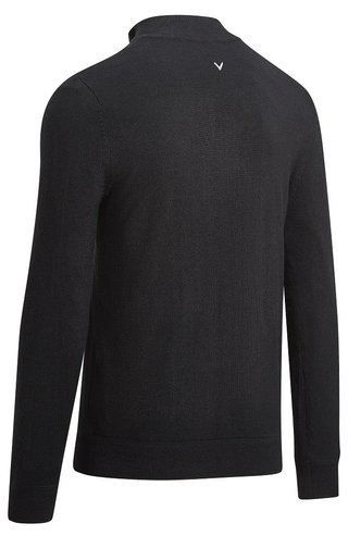 Callaway Windstropper 1/4 Zipped maglione uomo, black INK
