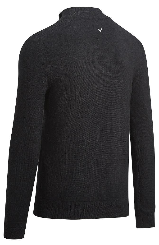 Callaway Windstropper 1/4 Zipped maglione uomo, black INK