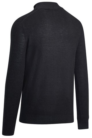 Callaway 1/4 Blended Merino maglione da uomo, black ink