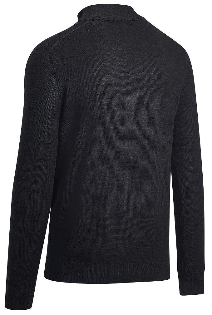Callaway 1/4 Blended Merino maglione da uomo, black ink