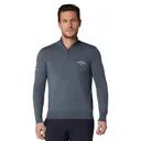 Callaway 1/4 Blended Merino maglione da uomo, steel heather