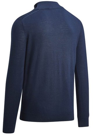 Callaway 1/4 Blended Merino maglione da uomo, blu navy