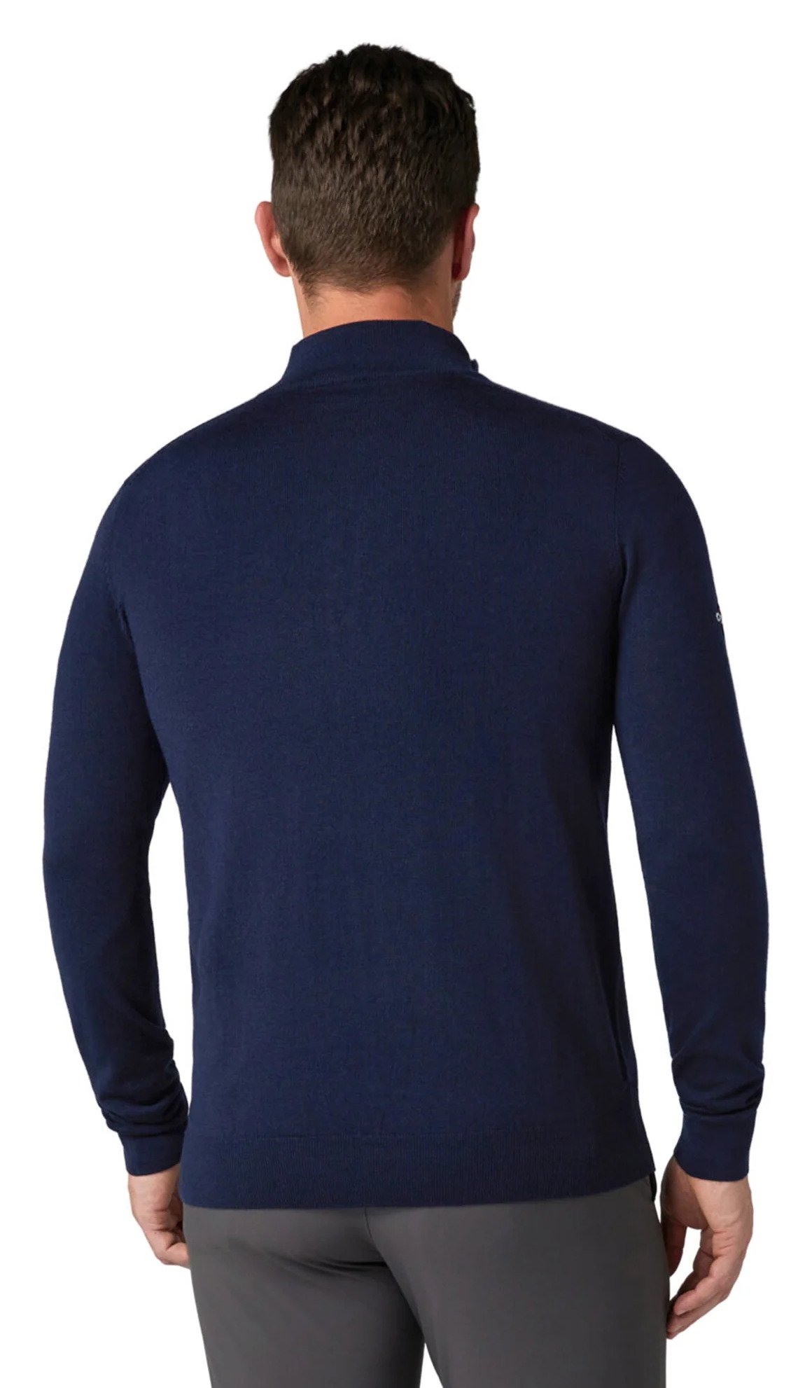 Callaway 1/4 Blended Merino maglione da uomo, blu navy