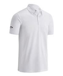 Callaway Swing Tech Solid polo uomo, bright white