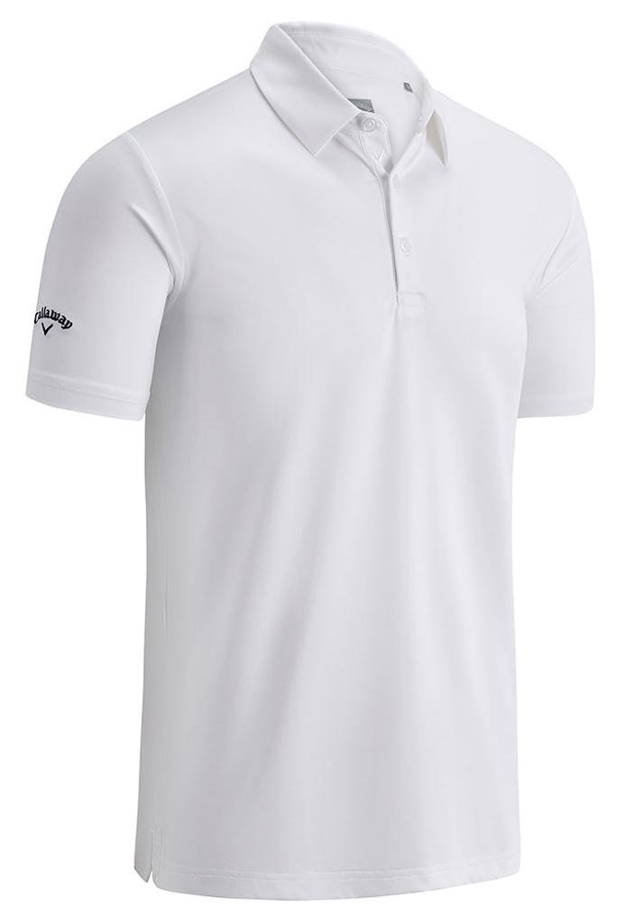 Callaway Swing Tech Solid polo uomo, bright white