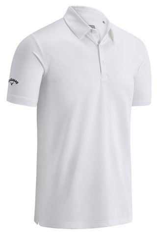 Callaway Swing Tech Solid polo uomo, bright white