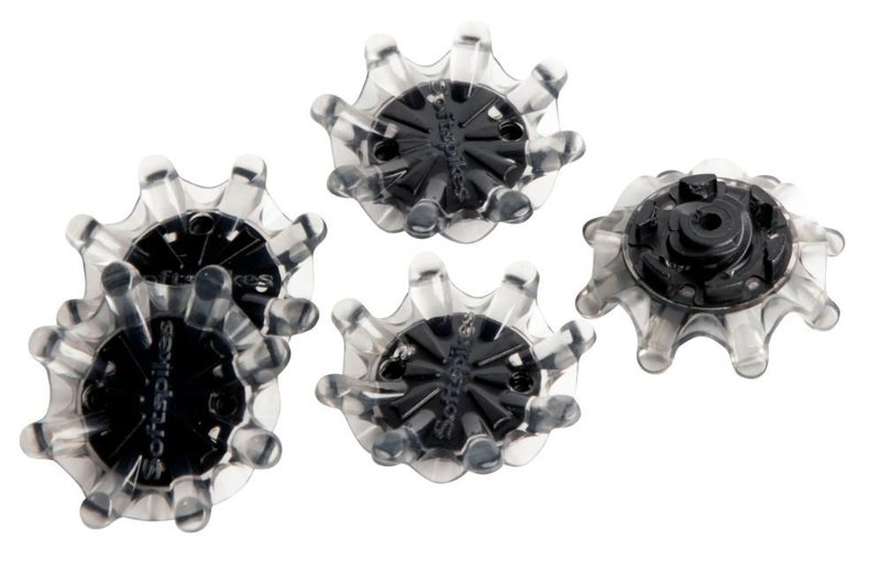 SoftSpikes Pulsar Fast Twist FJ tacchetti da golf ufficiali, nero/grigio (18 pz)