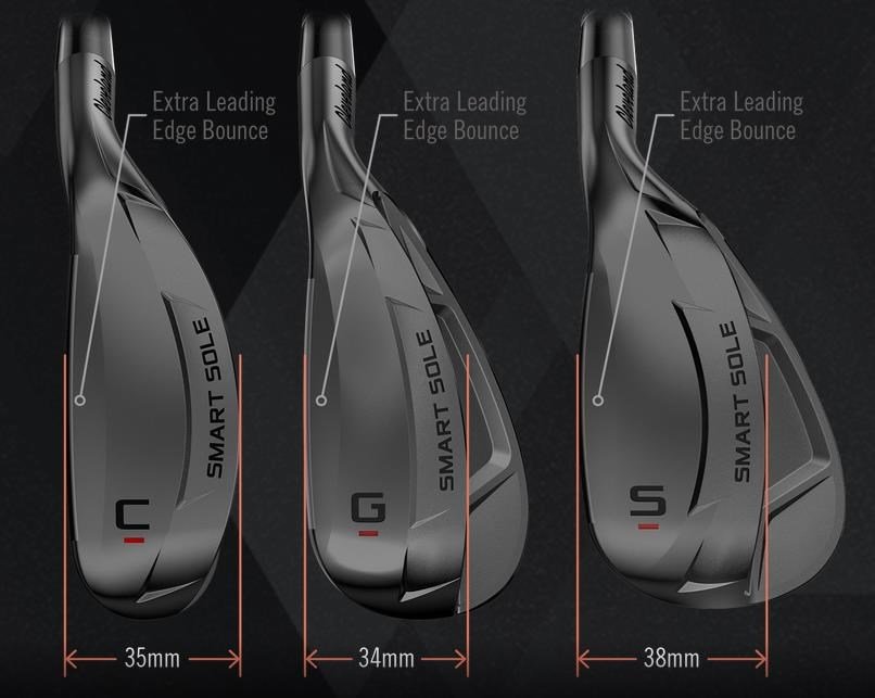 Cleveland Smart Sole 4 Tour Satin wedge da uomo, acciaio