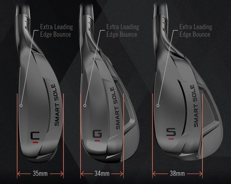 Cleveland Smart Sole 4 Tour Satin wedge da uomo, acciaio