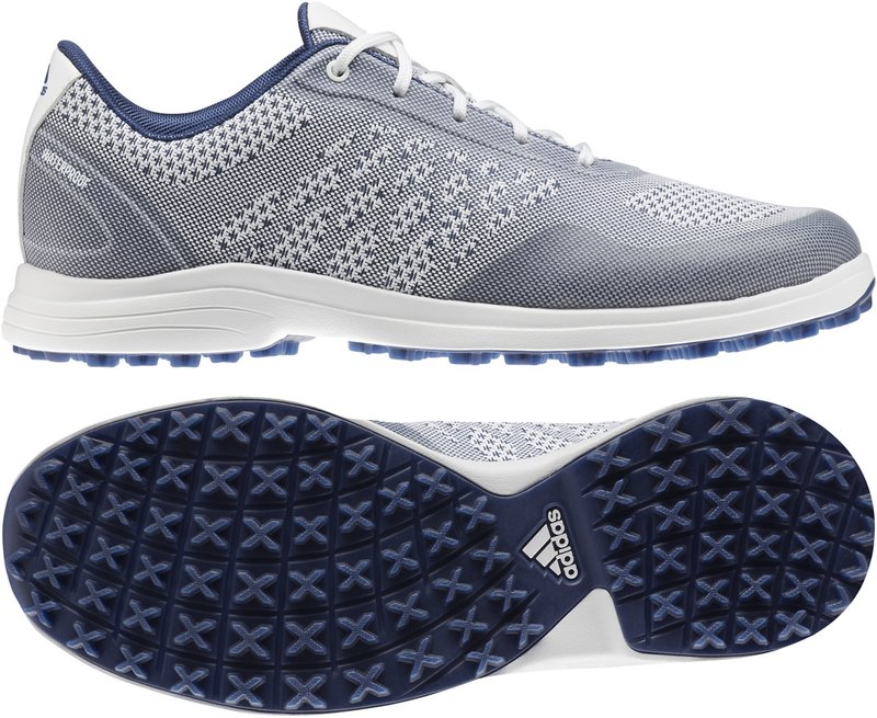 Adidas Alphaflex Sport Spikeless scarpe da golf donna, bianco/indigo