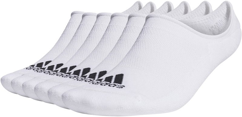 Adidas Low Cut calzini da uomo (6 paia), bianchi