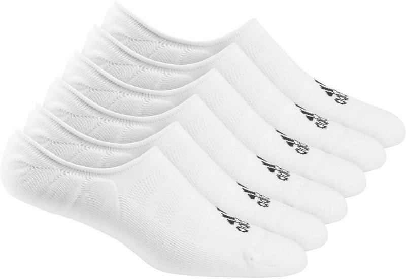 Adidas Low Cut calzini da uomo (6 paia), bianchi