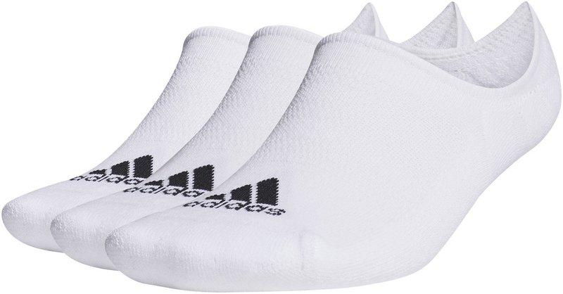 Adidas calzini corti da uomo (3 paia), bianchi