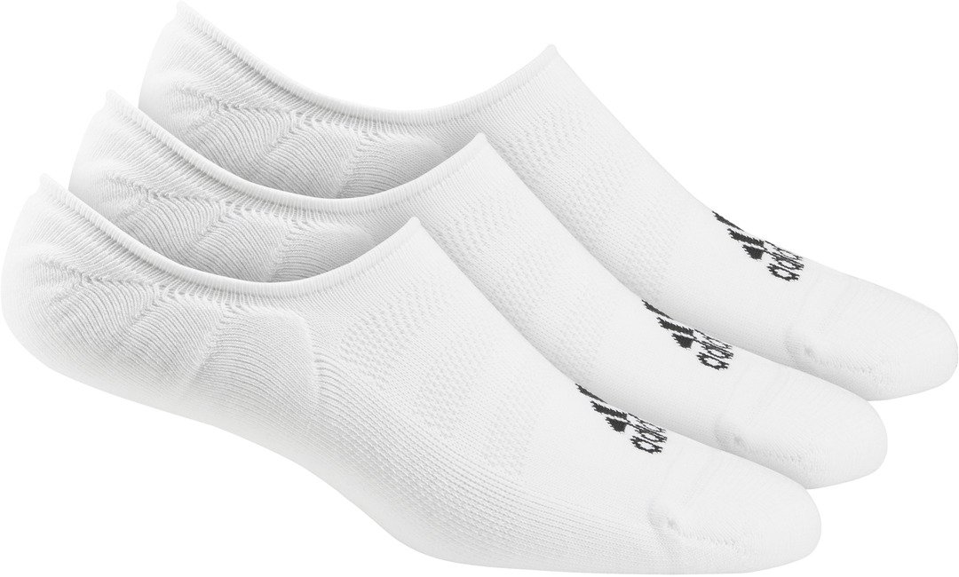 Adidas calzini corti da uomo (3 paia), bianchi