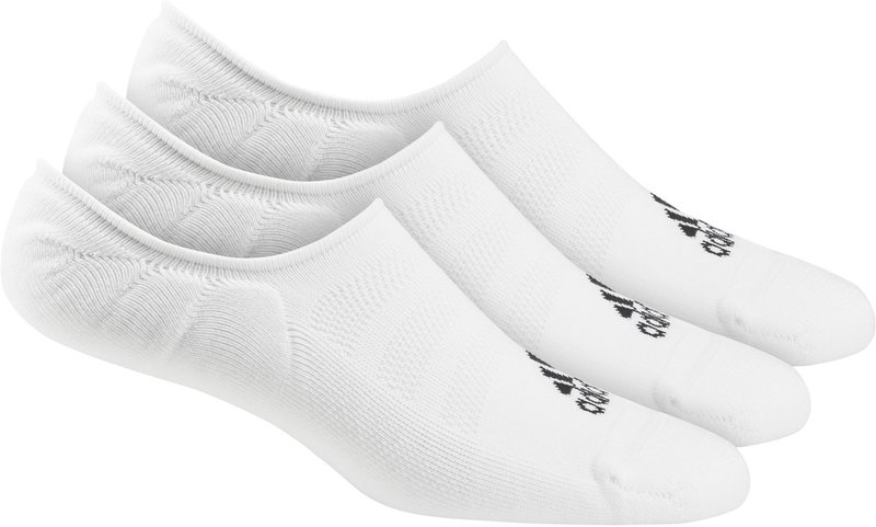 Adidas calzini corti da uomo (3 paia), bianchi