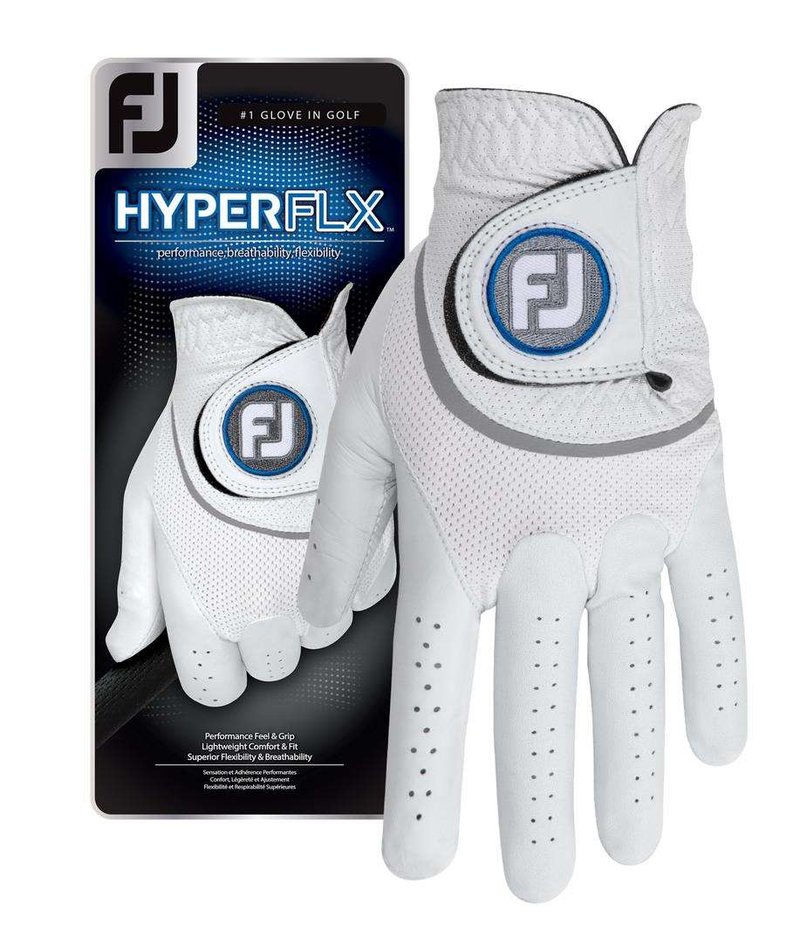 FootJoy HyperFLX guanto da golf uomo, bianco