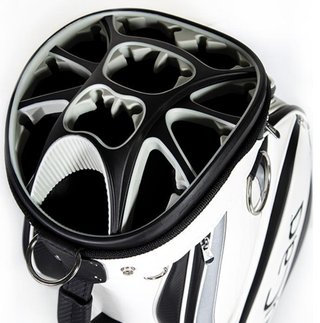 JuCad Pro cart bag, nero/argento