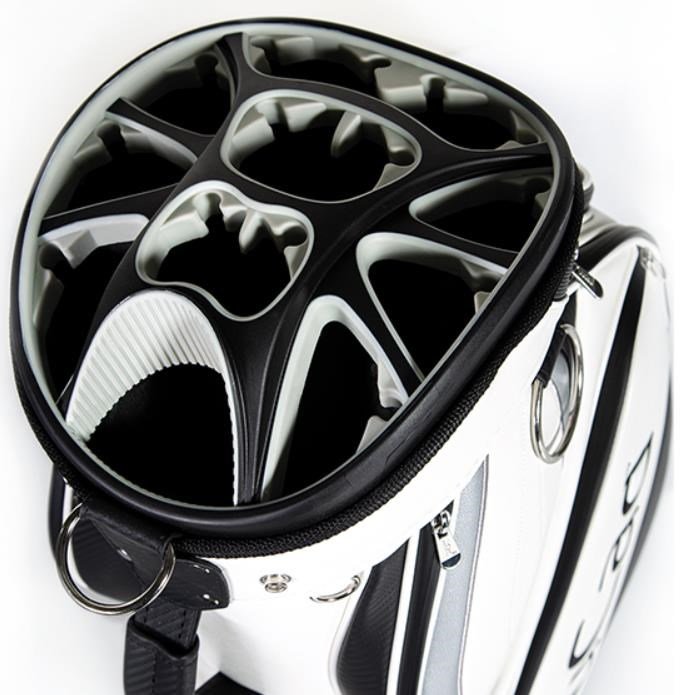 JuCad Pro cart bag, nero/argento