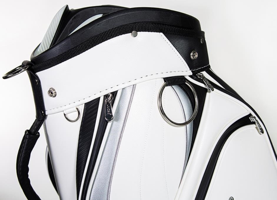JuCad Pro cart bag, bianco/nero