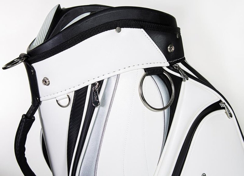 JuCad Pro cart bag, bianco/nero