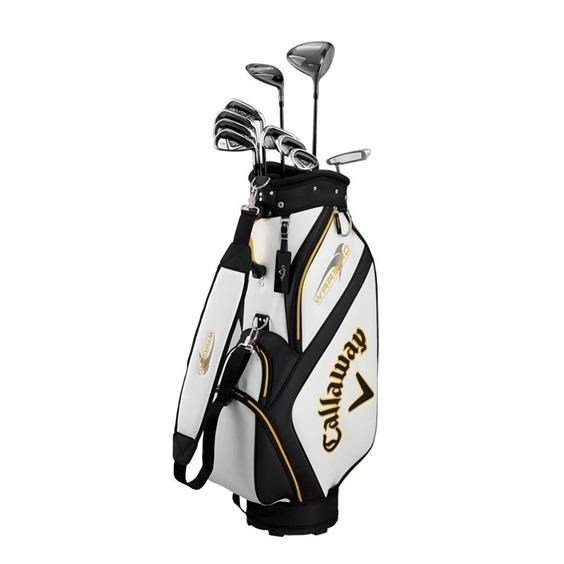 Callaway Warbird 21 set golf da uomo, grafite, + cart bag, bianco
