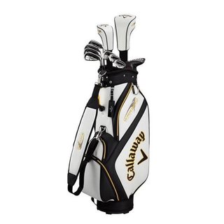 Callaway Warbird 21 set golf da uomo, grafite, + cart bag, bianco
