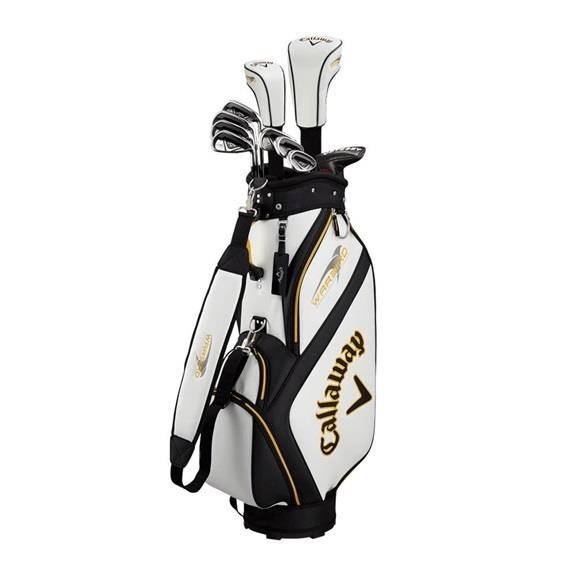 Callaway Warbird 21 set golf da uomo, grafite, + cart bag, bianco