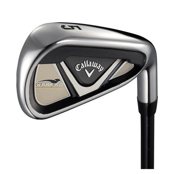 Callaway Warbird 21 set golf da uomo, grafite, + cart bag, bianco