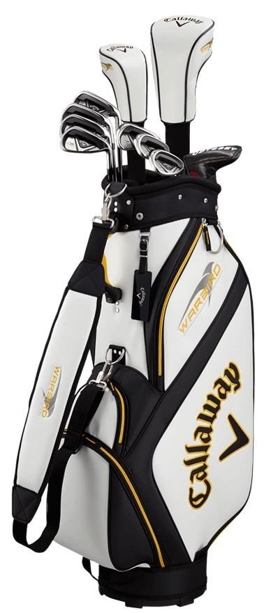 Callaway Warbird 21 set golf da uomo, acciaio, +cart bag, bianco