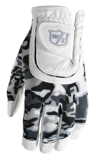 Wilson Staff Fit All guanto da golf junior, mix di colori