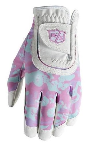 Wilson Staff Fit All guanto da golf junior, mix di colori