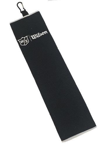 Wilson Staff Tri Fold asciugamano da golf, nero