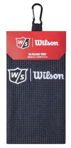 Wilson Staff Tri Fold asciugamano da golf, nero