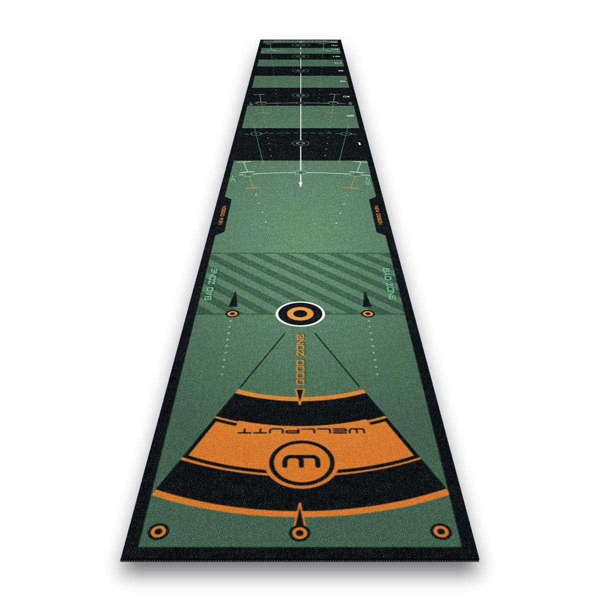 Wellputt Putting Mat - CLASSIC 13FT (4m), speed 10-11,5ft, verde