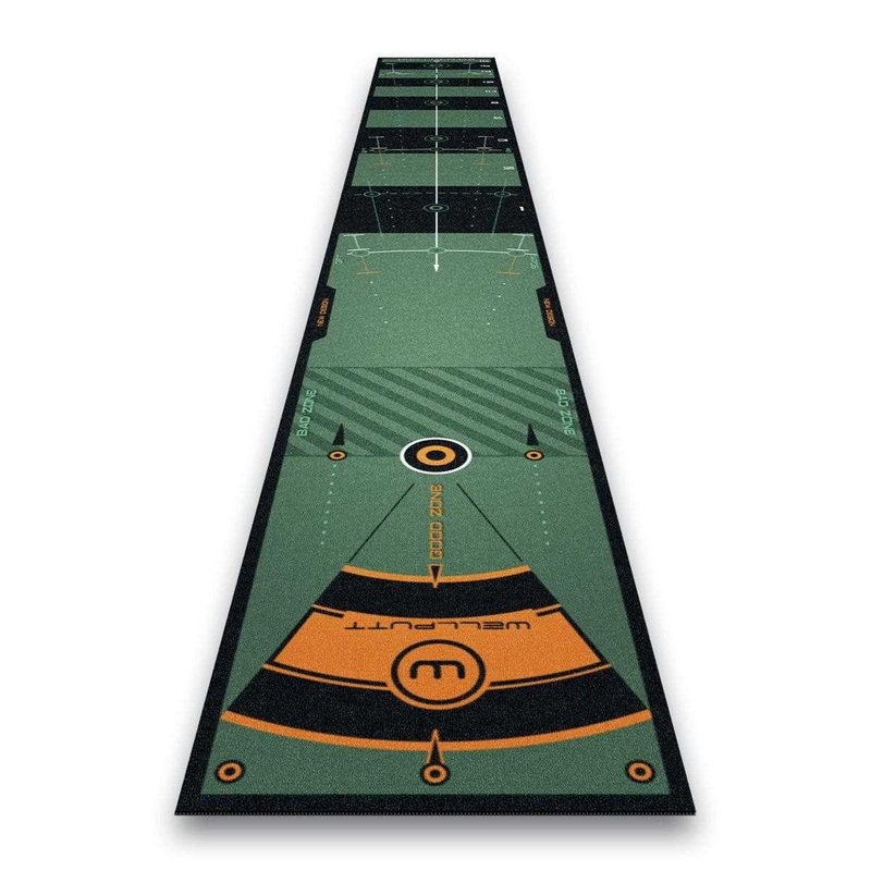Wellputt Putting Mat - CLASSIC 13FT (4m), speed 10-11,5ft, verde