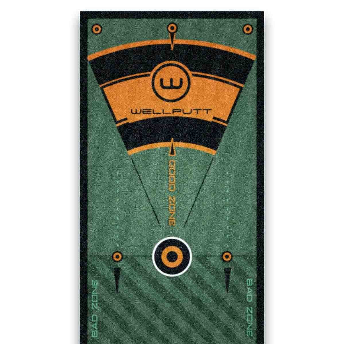 Wellputt Putting Mat - CLASSIC 13FT (4m), speed 10-11,5ft, verde
