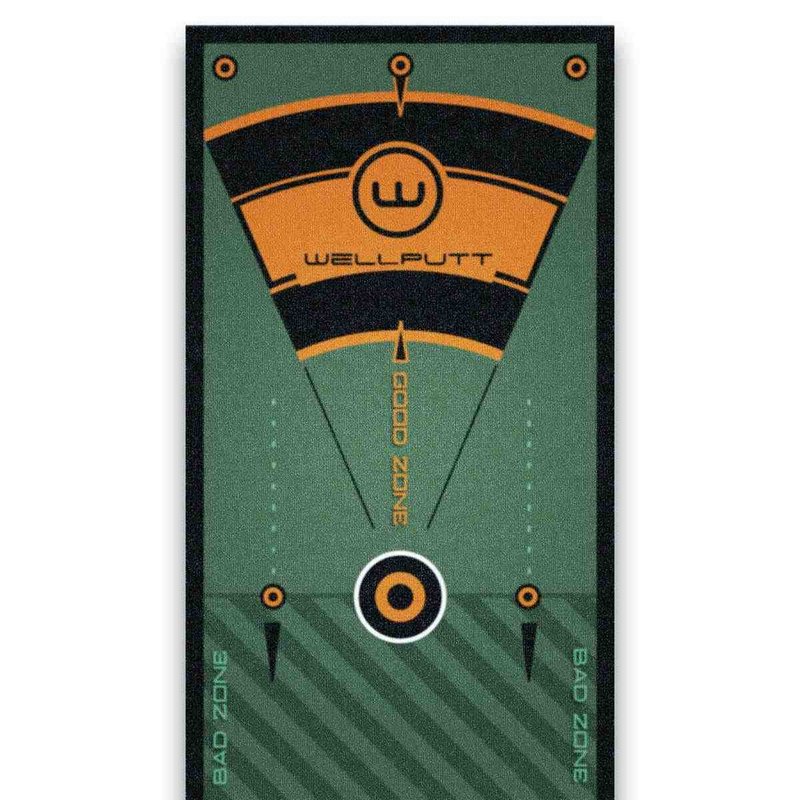 Wellputt Putting Mat - CLASSIC 13FT (4m), speed 10-11,5ft, verde
