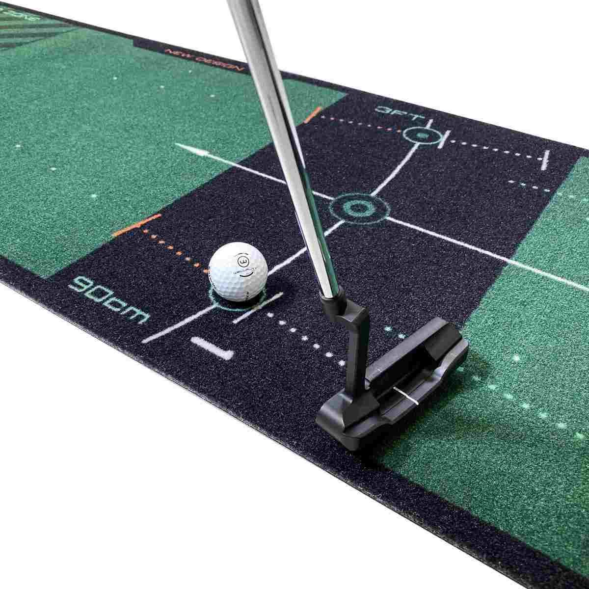 Wellputt Putting Mat - CLASSIC 13FT (4m), speed 10-11,5ft, verde