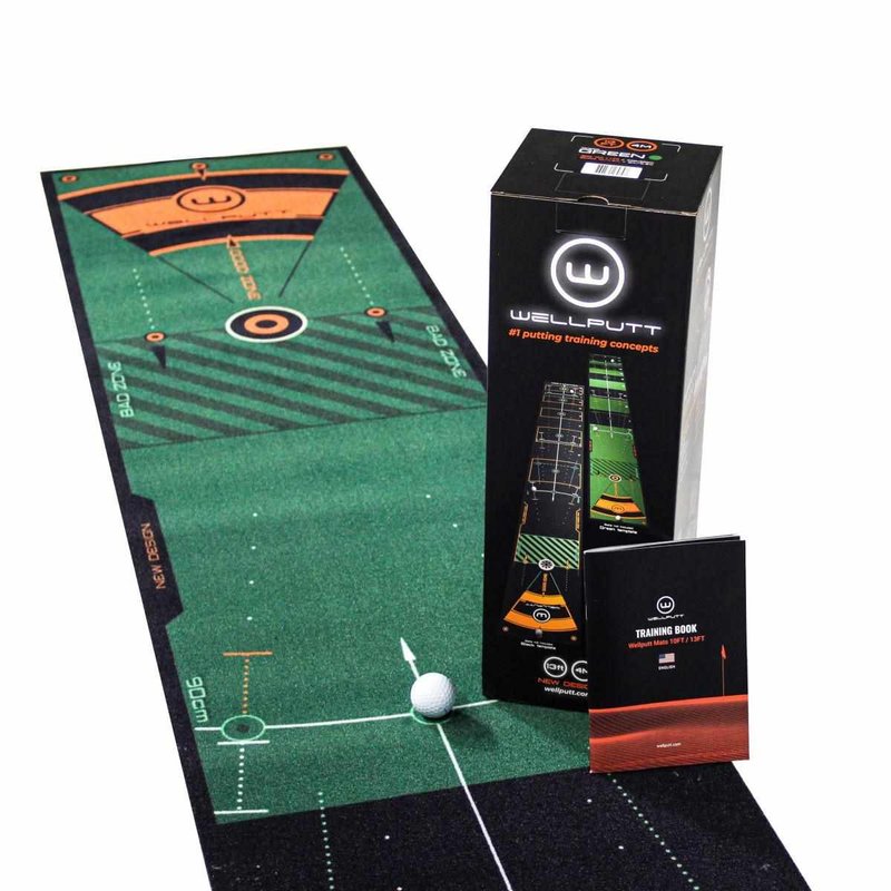 Wellputt Putting Mat - CLASSIC 13FT (4m), speed 10-11,5ft, verde